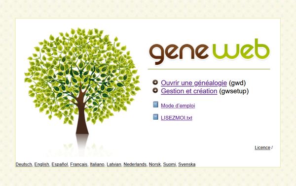 LINUX:Geneweb.start.png